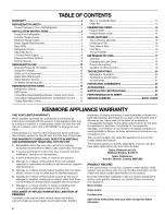 Preview for 2 page of Kenmore 10658982800 Use & Care Manual