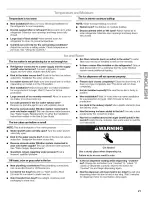 Preview for 21 page of Kenmore 10658982800 Use & Care Manual