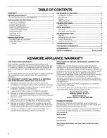 Предварительный просмотр 2 страницы Kenmore 10660522900 Use & Care Manual