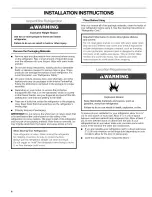 Preview for 4 page of Kenmore 10661482400 Use & Care Manual