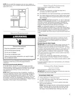 Preview for 5 page of Kenmore 10661482400 Use & Care Manual