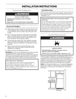 Предварительный просмотр 4 страницы Kenmore 10663142303 Use & Care Manual