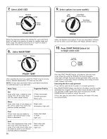 Preview for 10 page of Kenmore 110.20022012 Use And Care Manual