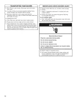 Preview for 12 page of Kenmore 110.20022012 Use And Care Manual