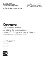 Предварительный просмотр 1 страницы Kenmore 110.2022 410 series Use & Care Manual