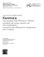 Предварительный просмотр 1 страницы Kenmore 110.20232711 Use & Care Manual