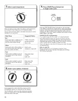 Предварительный просмотр 10 страницы Kenmore 110.21302013 Use And Care Manual