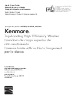 Preview for 1 page of Kenmore 110.22242 Use & Care Manual