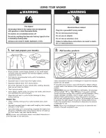 Preview for 7 page of Kenmore 110.2233 series Use & Care Manual