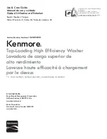 Preview for 1 page of Kenmore 110.22352510 Use & Care Manual