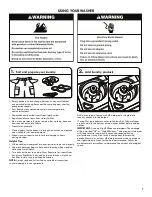 Preview for 7 page of Kenmore 110.22352510 Use & Care Manual