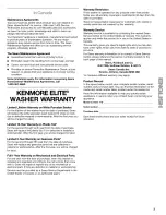 Предварительный просмотр 3 страницы Kenmore 110. 2404# Use And Care Manual