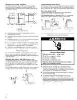 Preview for 6 page of Kenmore 110. 2404# Use And Care Manual