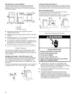 Предварительный просмотр 6 страницы Kenmore 110. 2404# Use And Care Manual