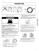 Preview for 11 page of Kenmore 110.2494 Series Use & Care Manual