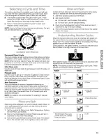 Preview for 13 page of Kenmore 110.2494 Series Use & Care Manual