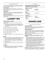 Preview for 14 page of Kenmore 110.2494 Series Use & Care Manual