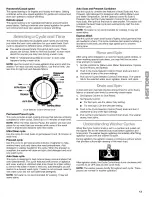 Предварительный просмотр 13 страницы Kenmore 110.24975 Use & Care Manual