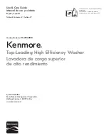 Предварительный просмотр 1 страницы Kenmore 110.25122810 Use & Care Manual