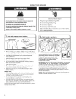 Preview for 8 page of Kenmore 110.25132410 Use & Care Manual