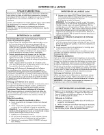 Preview for 43 page of Kenmore 110.25132410 Use & Care Manual