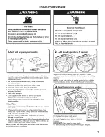 Preview for 9 page of Kenmore 110.2613 Series Use & Care Manual