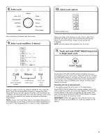 Preview for 11 page of Kenmore 110.2613 Series Use & Care Manual