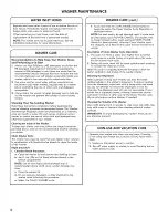 Preview for 12 page of Kenmore 110.2613 Series Use & Care Manual