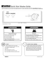 Preview for 1 page of Kenmore 110.2649 Series Quick Start Manual