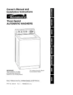 Kenmore 110.26912691 Owner'S Manual And Installation Instructions предпросмотр