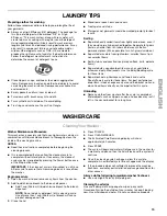 Предварительный просмотр 19 страницы Kenmore 110.2706 Use And Care Manual