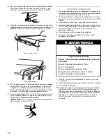 Предварительный просмотр 34 страницы Kenmore 110.2706 Use And Care Manual