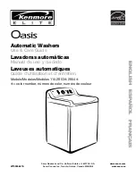 Kenmore 110.2803 Series Use & Care Manual preview