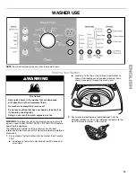 Preview for 13 page of Kenmore 110.2803 Series Use & Care Manual