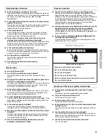 Preview for 21 page of Kenmore 110.2803 Series Use & Care Manual