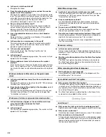 Preview for 22 page of Kenmore 110.2803 Series Use & Care Manual