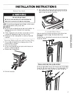 Предварительный просмотр 7 страницы Kenmore 110.2808 Series Use & Care Manual