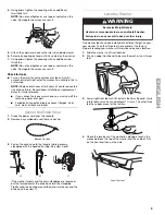 Предварительный просмотр 9 страницы Kenmore 110.2808 Series Use & Care Manual