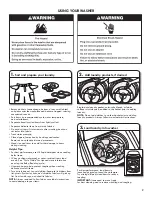 Preview for 9 page of Kenmore 110.28132411 Use & Care Manual