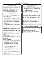 Preview for 12 page of Kenmore 110.28132411 Use & Care Manual