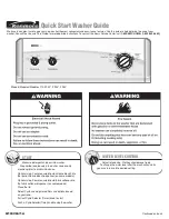 Kenmore 110.2942 Quick Start Manual предпросмотр