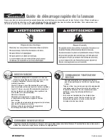 Preview for 3 page of Kenmore 110.2963 series Quick Start Manual