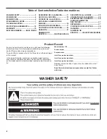 Preview for 2 page of Kenmore 110.29727800 Use & Care Manual