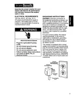 Preview for 9 page of Kenmore 110.29882890 Owner'S Manual And Installation Instructions