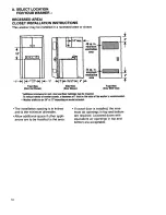 Preview for 10 page of Kenmore 110.29882890 Owner'S Manual And Installation Instructions