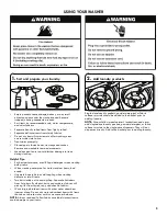 Предварительный просмотр 9 страницы Kenmore 110.31632610 Use & Care Manual