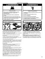 Preview for 29 page of Kenmore 110.3316 series Use & Care Manual