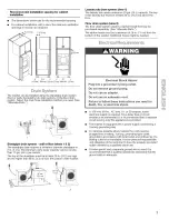 Предварительный просмотр 7 страницы Kenmore 110.4292 Owner'S Manual & Installation Instructions