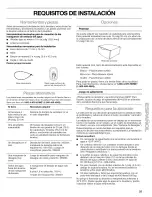 Предварительный просмотр 25 страницы Kenmore 110.4292 Owner'S Manual & Installation Instructions