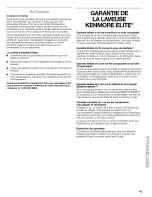 Предварительный просмотр 45 страницы Kenmore 110.4292 Owner'S Manual & Installation Instructions